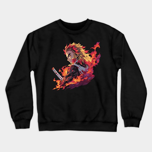 rengoku Crewneck Sweatshirt by peterdoraki